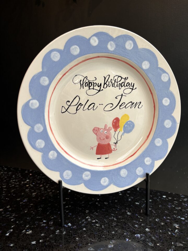 We Make It: Personalized Happy Birthday Plate - Image 5