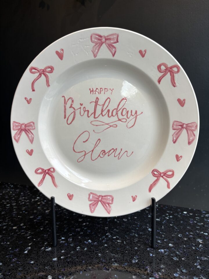 We Make It: Personalized Happy Birthday Plate - Image 2