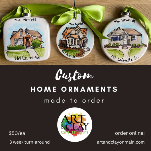 We Make It: Custom Home Christmas Ornament