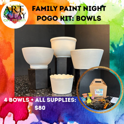Family Paint Night PoGo Kit - Bowls