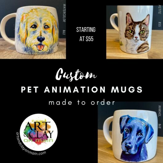 We Make It: Custom Painted Pet Animation Mugs