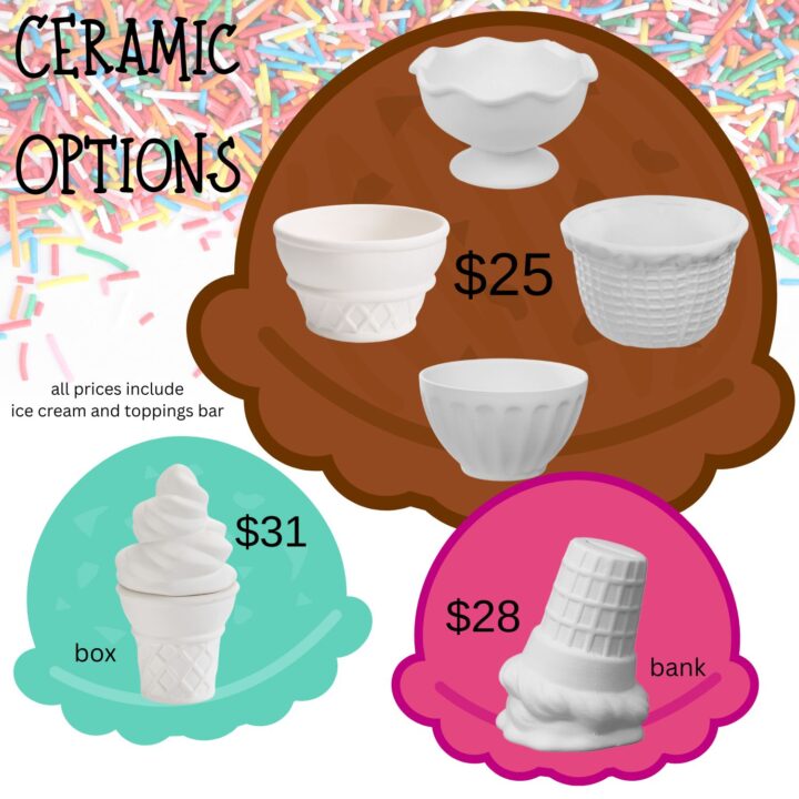 Pottery Painting Ice Cream Social, June 8th - Image 2