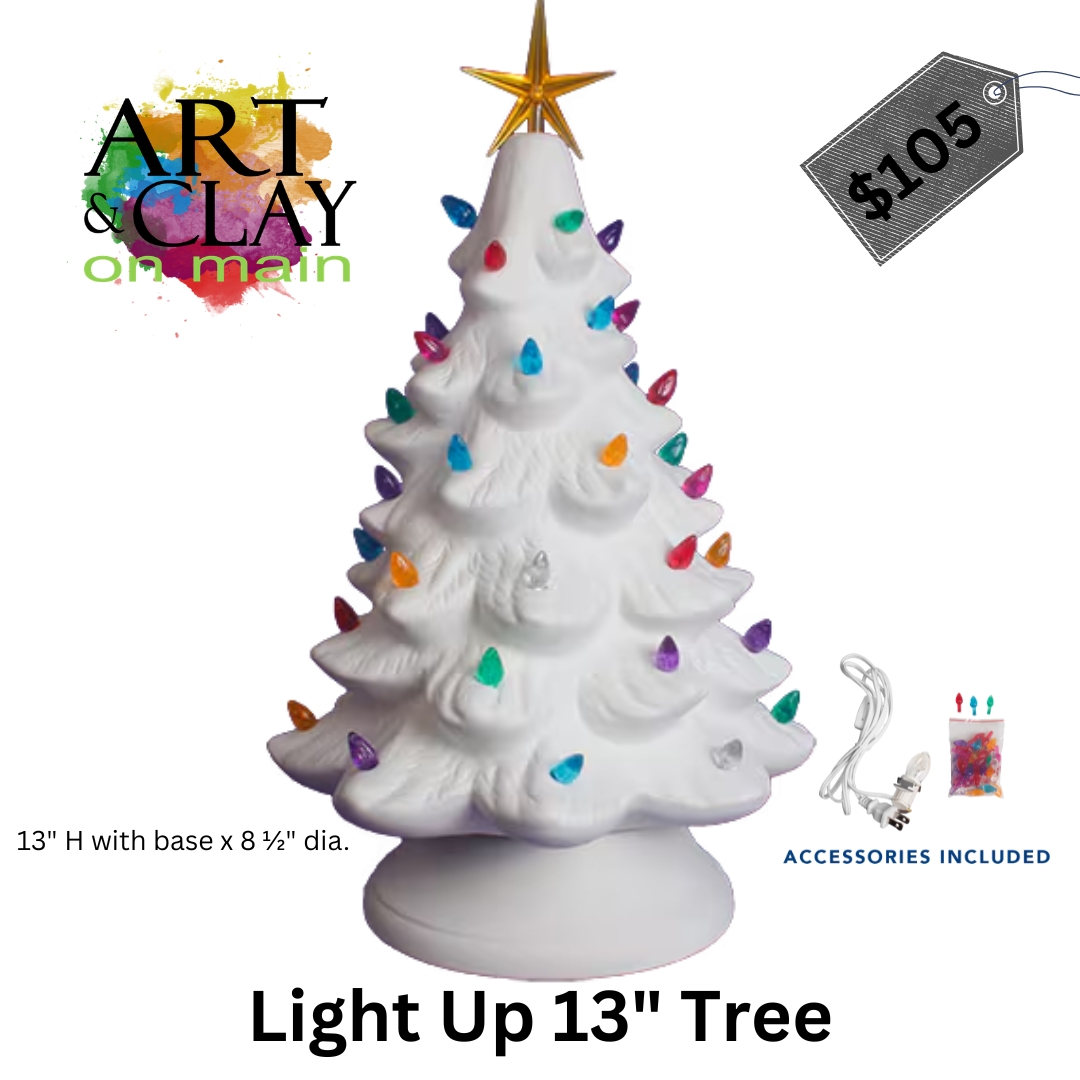 Light Up Christmas Tree Paint Night (Oct. 3rd) - Image 11